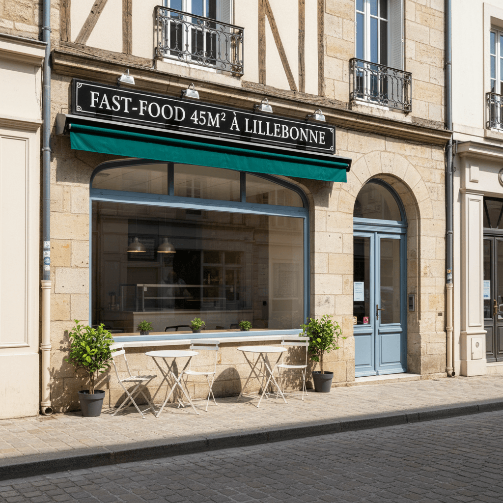 Fast-food 45m² à Lillebonne