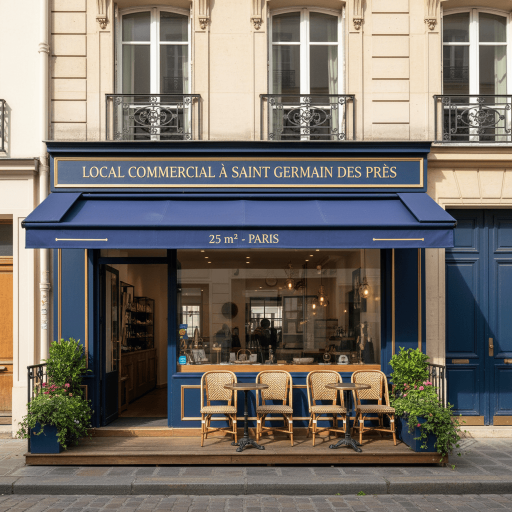 Local Commercial à Saint Germain des Près