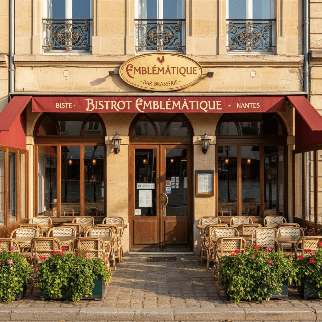 Bar-brasserie 80m² à Nantes : terrasse - licence IV