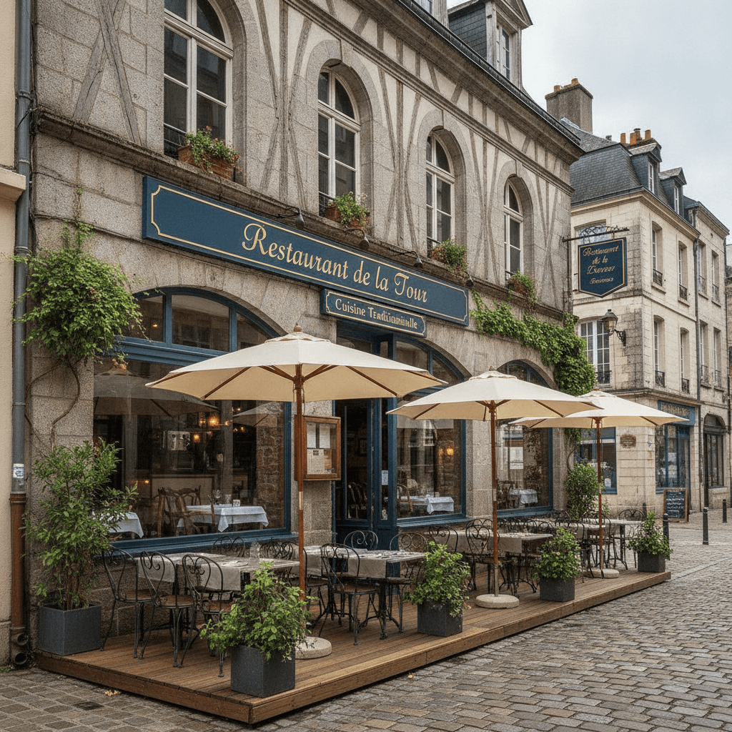 Restaurant à Rennes : terrasse