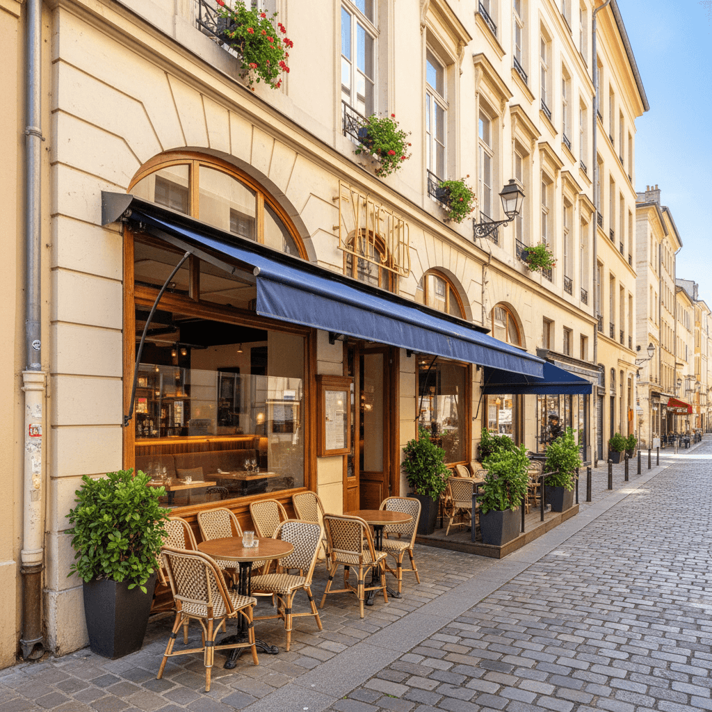 Restaurant à Lyon : terrasse - licence IV