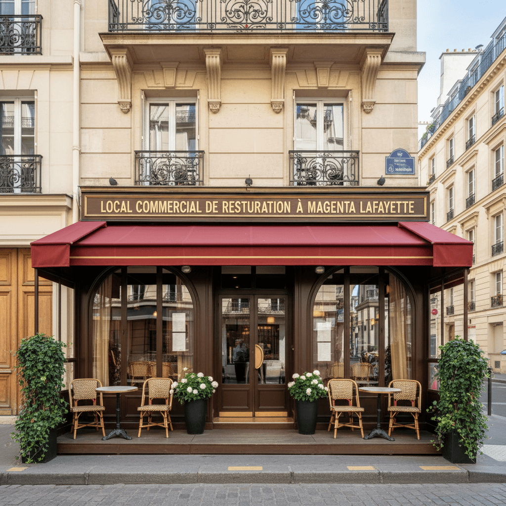 Local Commercial de Restauration à Magenta Lafayette