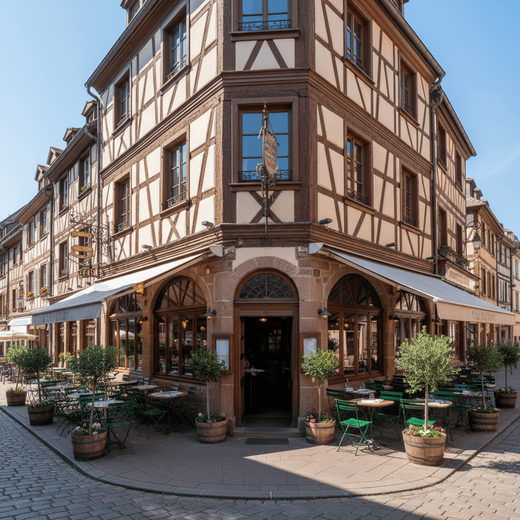 Restaurant à Strasbourg : terrasse - licence IV