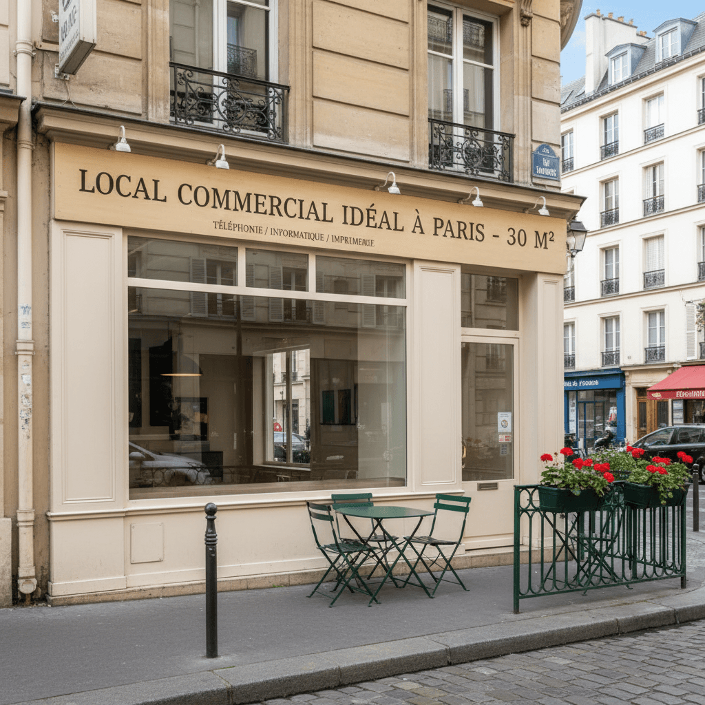 Local Commercial Idéal à Paris - 30 m²