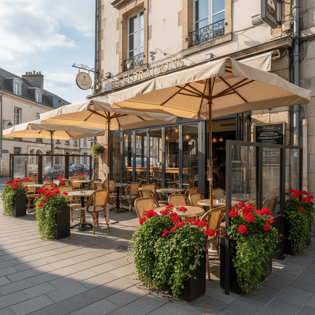 Bar-brasserie à Nantes : terrasse - licence IV