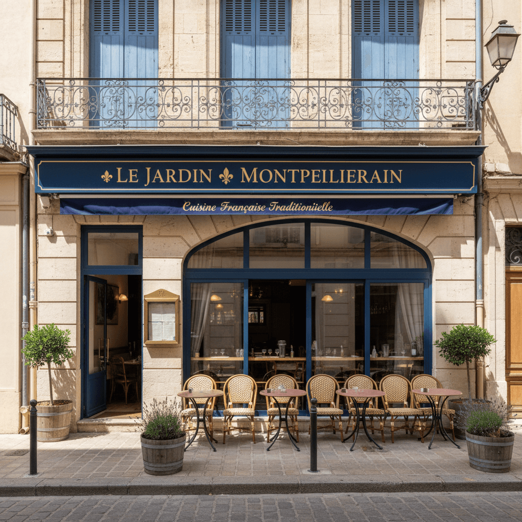 Restaurant 70m² à Montpellier : terrasse - licence IV
