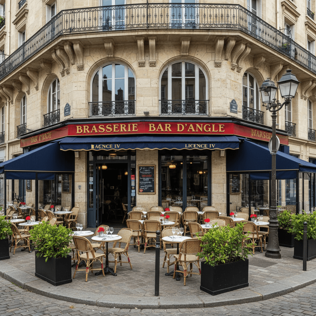 Bar-brasserie 120m² à Nantes : terrasse - licence IV