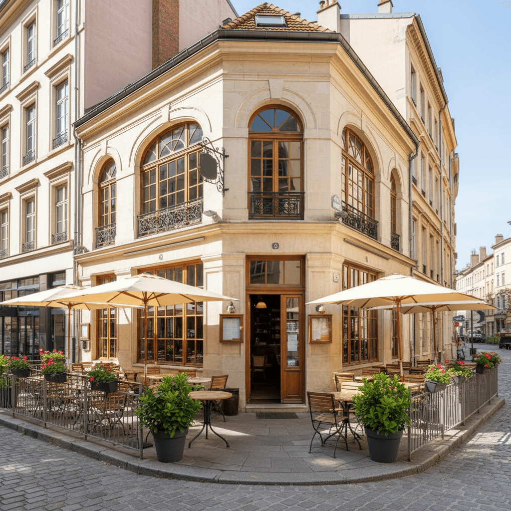 Restaurant à Lyon : terrasse - extraction