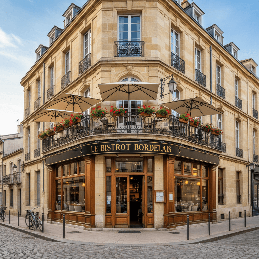 Restaurant 300m² à Bordeaux : terrasse - licence IV