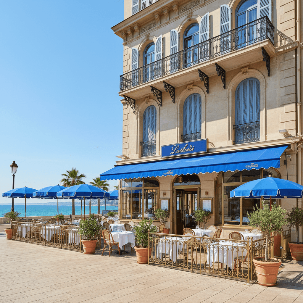 Restaurant 150m² à Nice : terrasse - licence IV