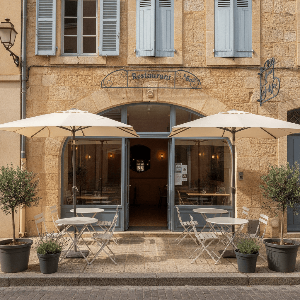 Restaurant 35m² à Aix-En-Provence : terrasse - climatisation