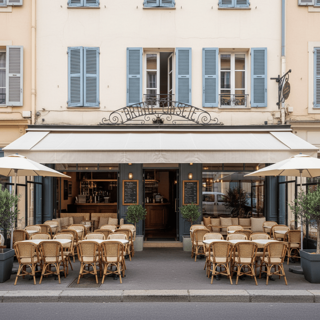 Bar-brasserie 68m² à Nice : terrasse - licence IV