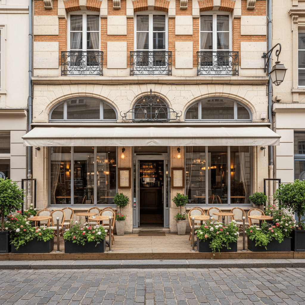 Restaurant 100m² à Lille : terrasse - licence IV