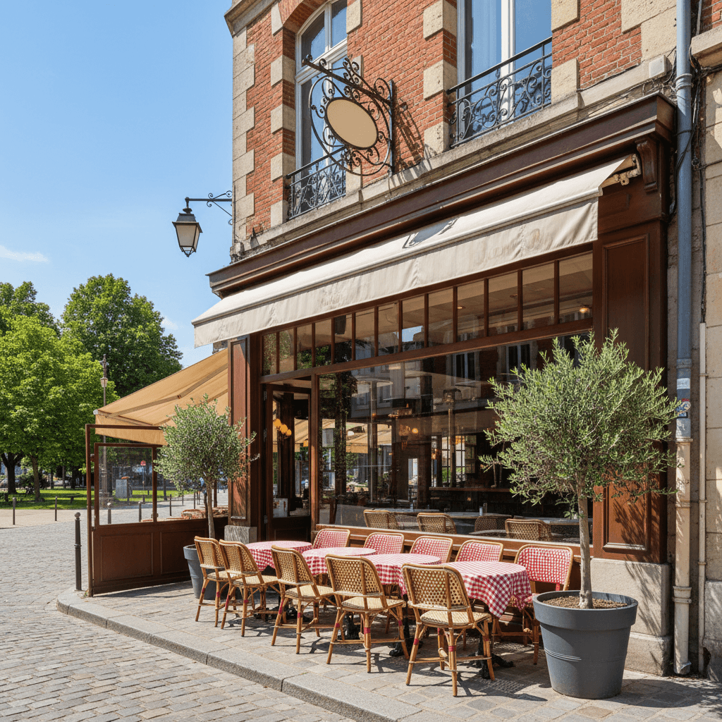 Bar-brasserie 100m² à Lille : terrasse - licence IV