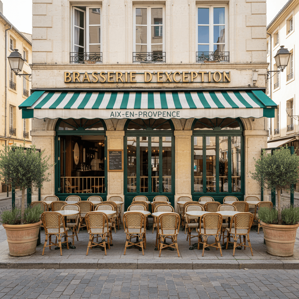 Bar-brasserie 200m² à Aix-En-Provence : terrasse - licence IV