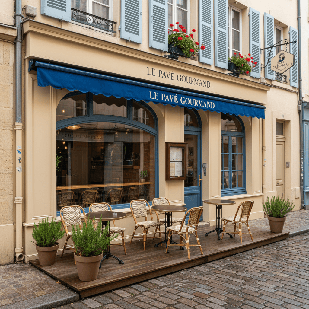 Restaurant à Nantes : terrasse - extraction