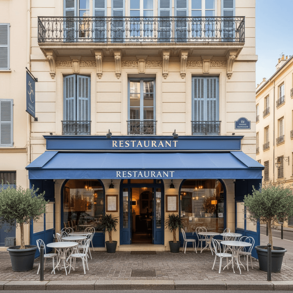 Restaurant 105m² à Nice : terrasse - licence IV