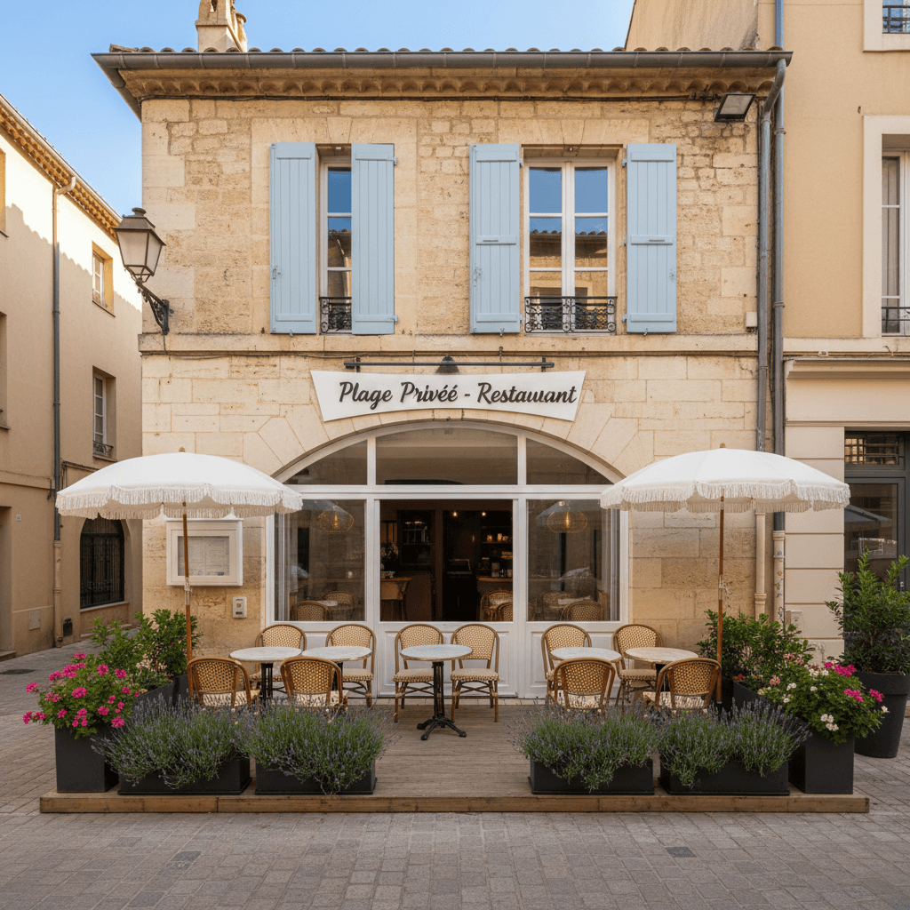 Restaurant 1200m² à Montpellier : terrasse - licence IV