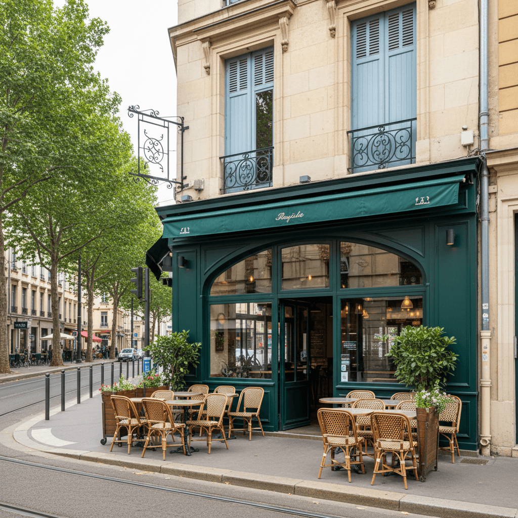 Bar-brasserie à Lyon : terrasse - licence IV