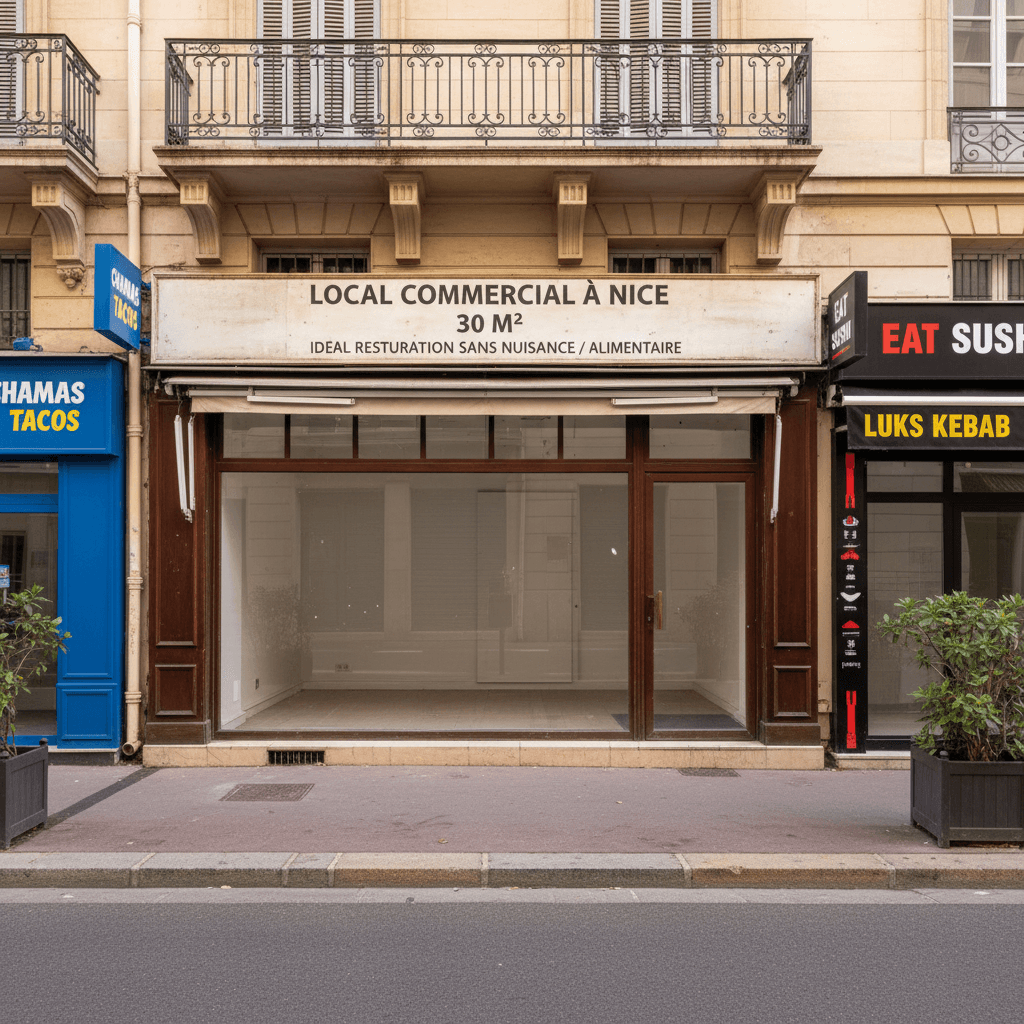 Local commercial idéal à Nice - 30 m²