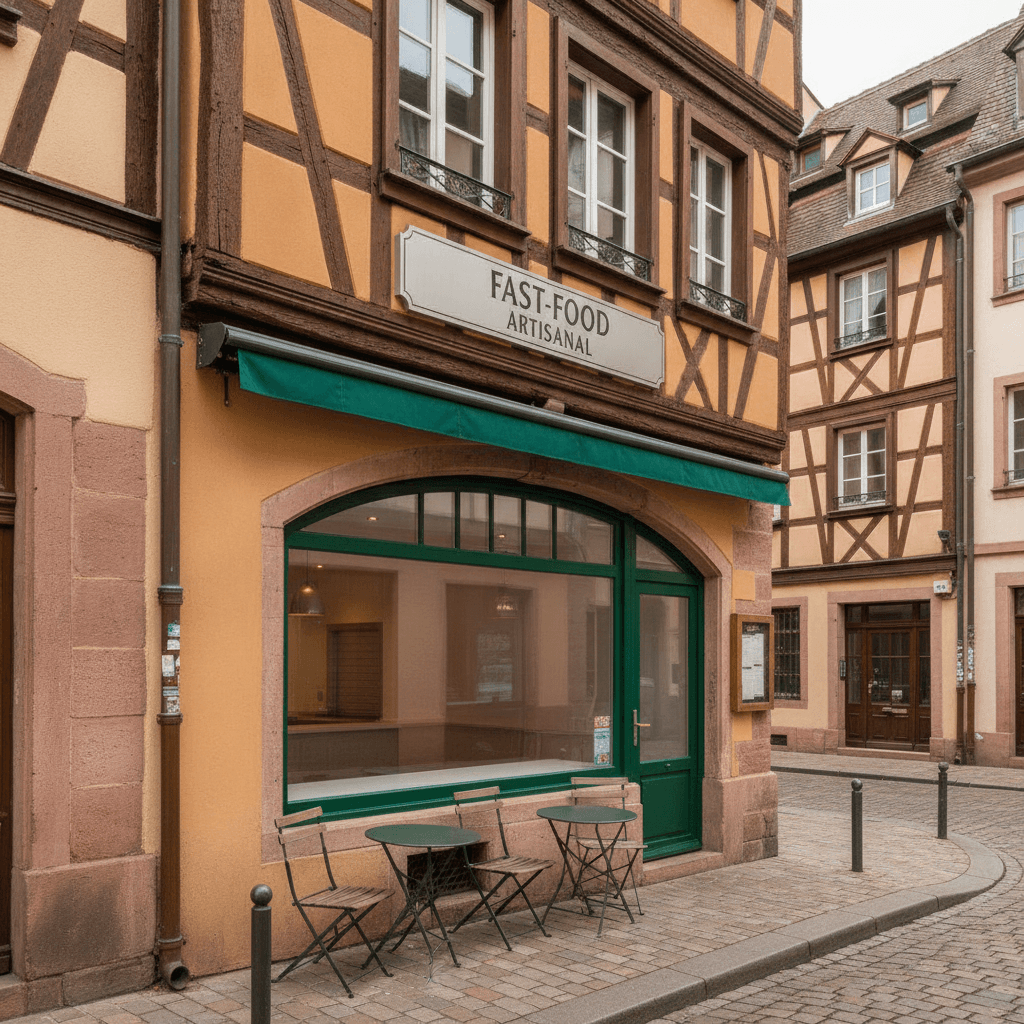 Fast-food 70m² à Strasbourg : chambre froide
