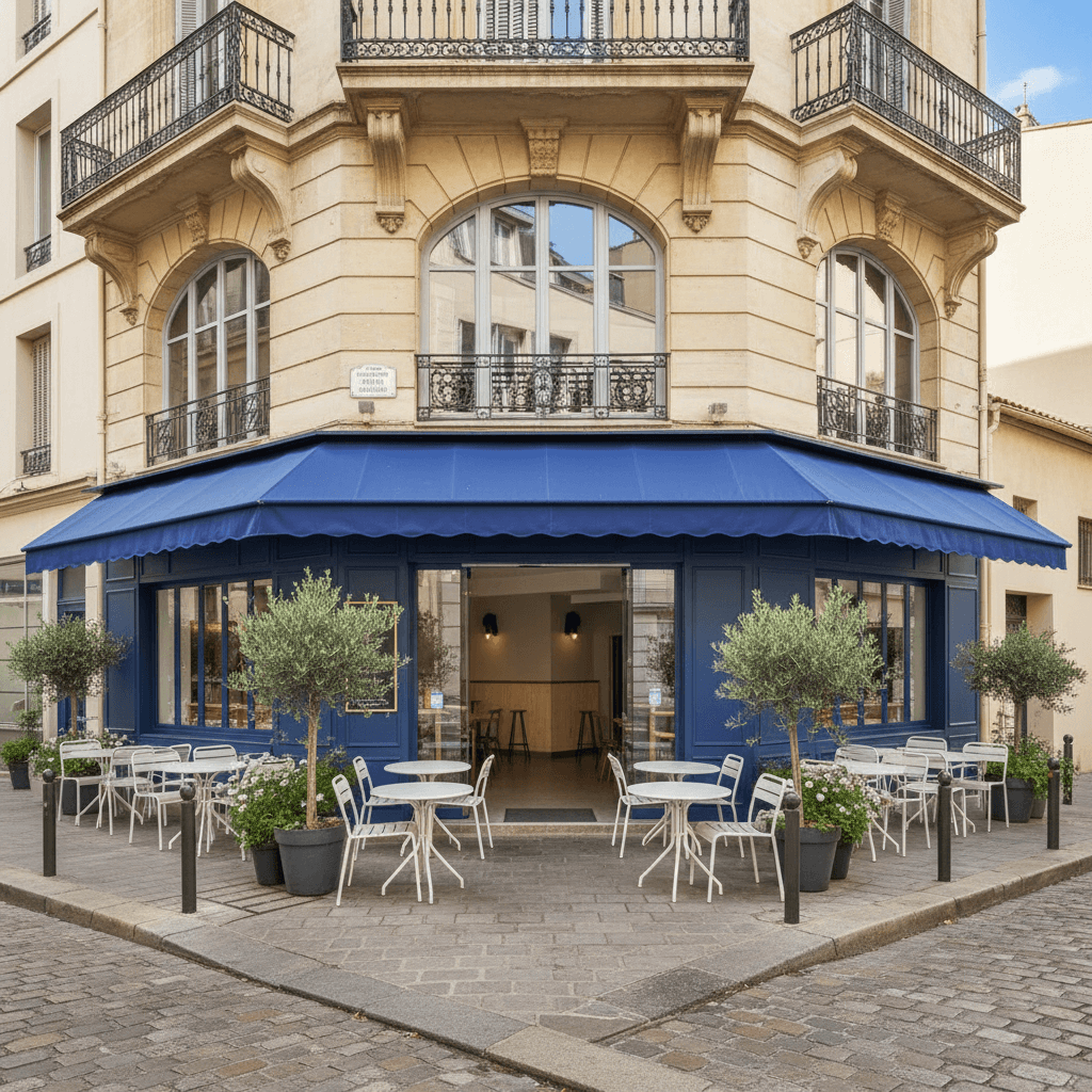 Snack 146m² à Marseille : terrasse