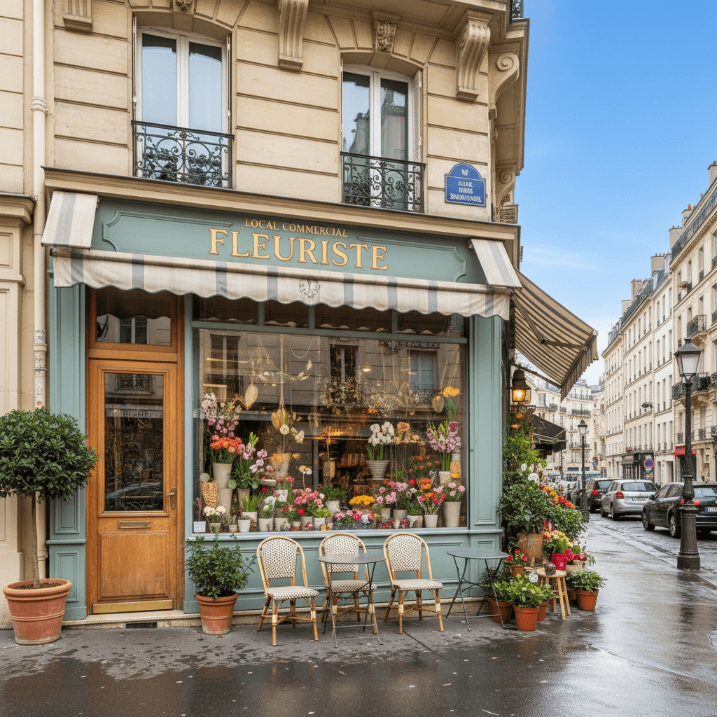 Local commercial de 35 m² à Paris - Idéal fleuriste