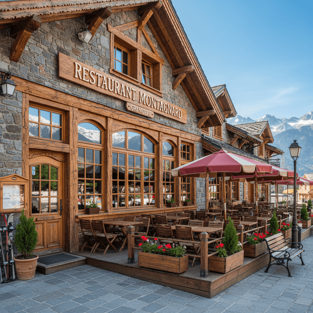 Restaurant à Grenoble : terrasse - licence IV