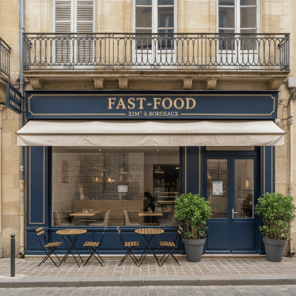 Fast-food 32m² à Bordeaux