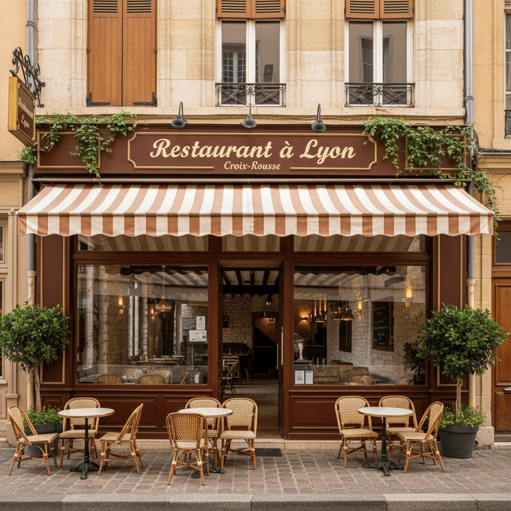 Charmant Restaurant à Lyon Croix-Rousse