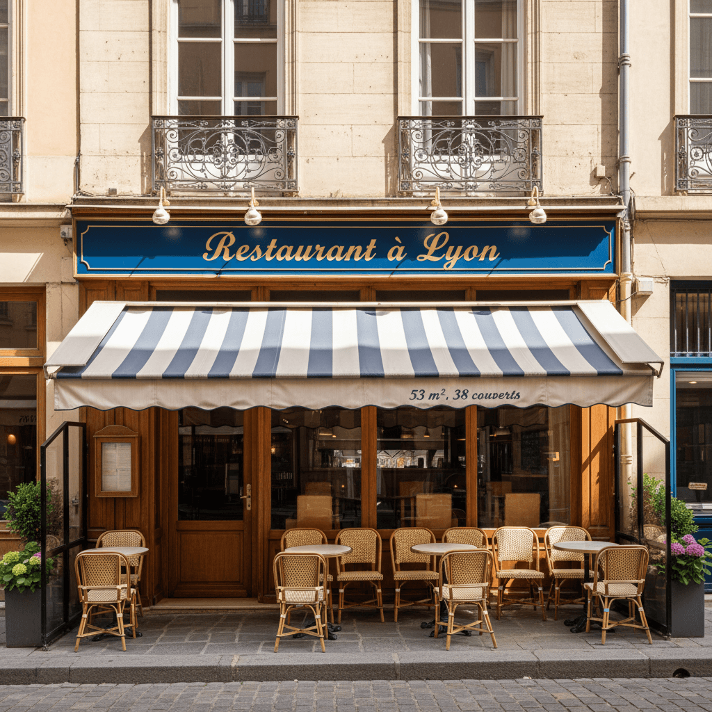 Restaurant 53m² à Lyon : extraction - climatisation