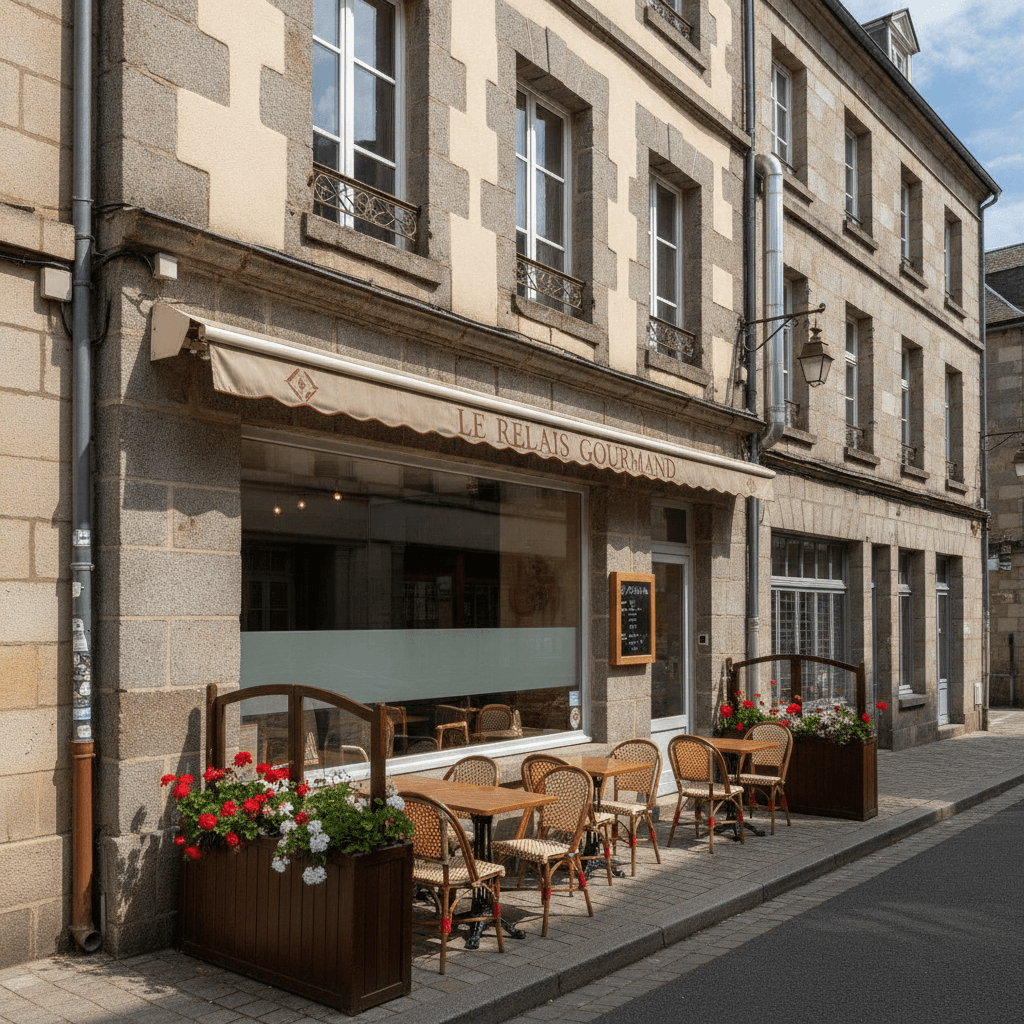 Restaurant à Rennes : terrasse - extraction