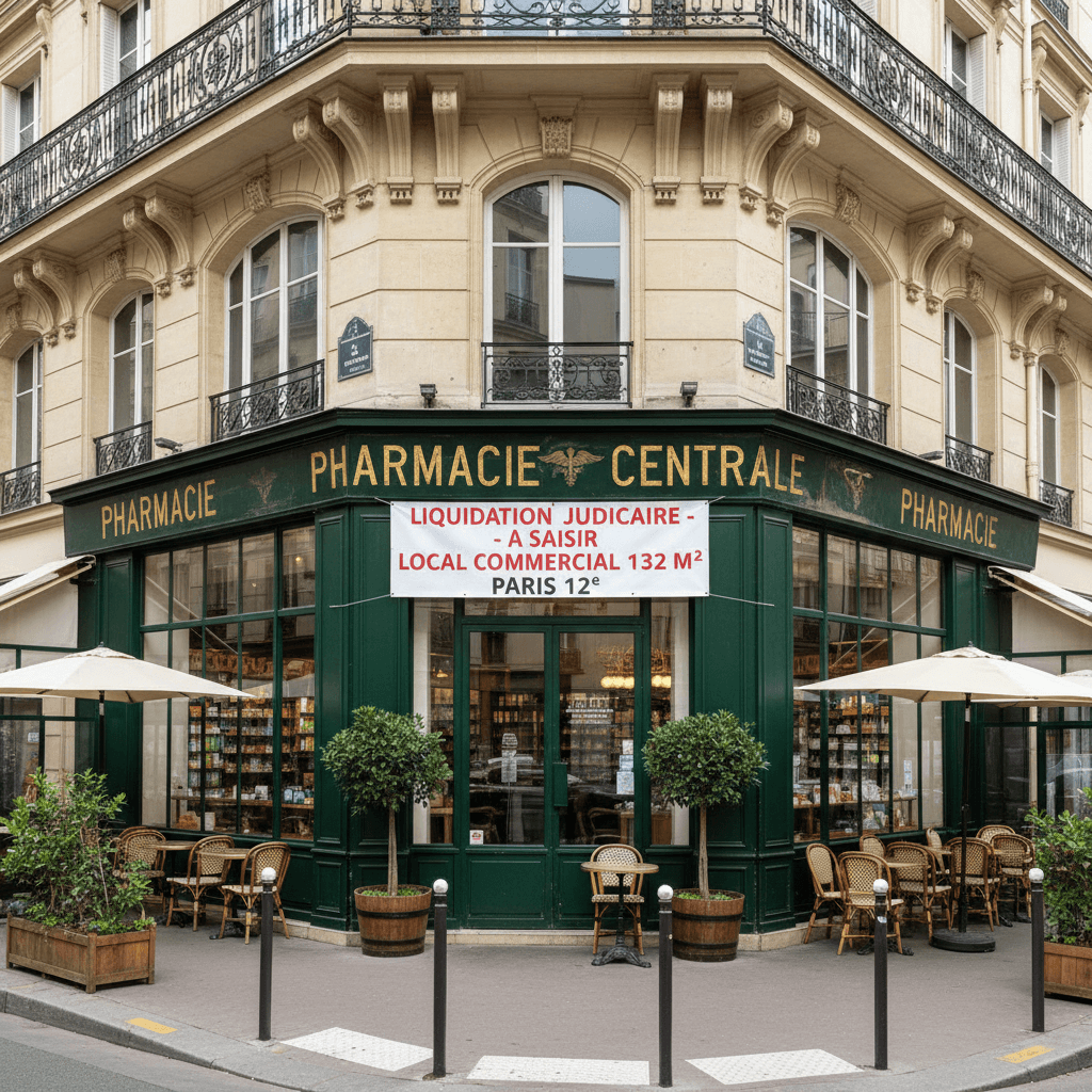 Local Commercial de Restauration à Paris 12ᵉ en liquidation judiciaire
