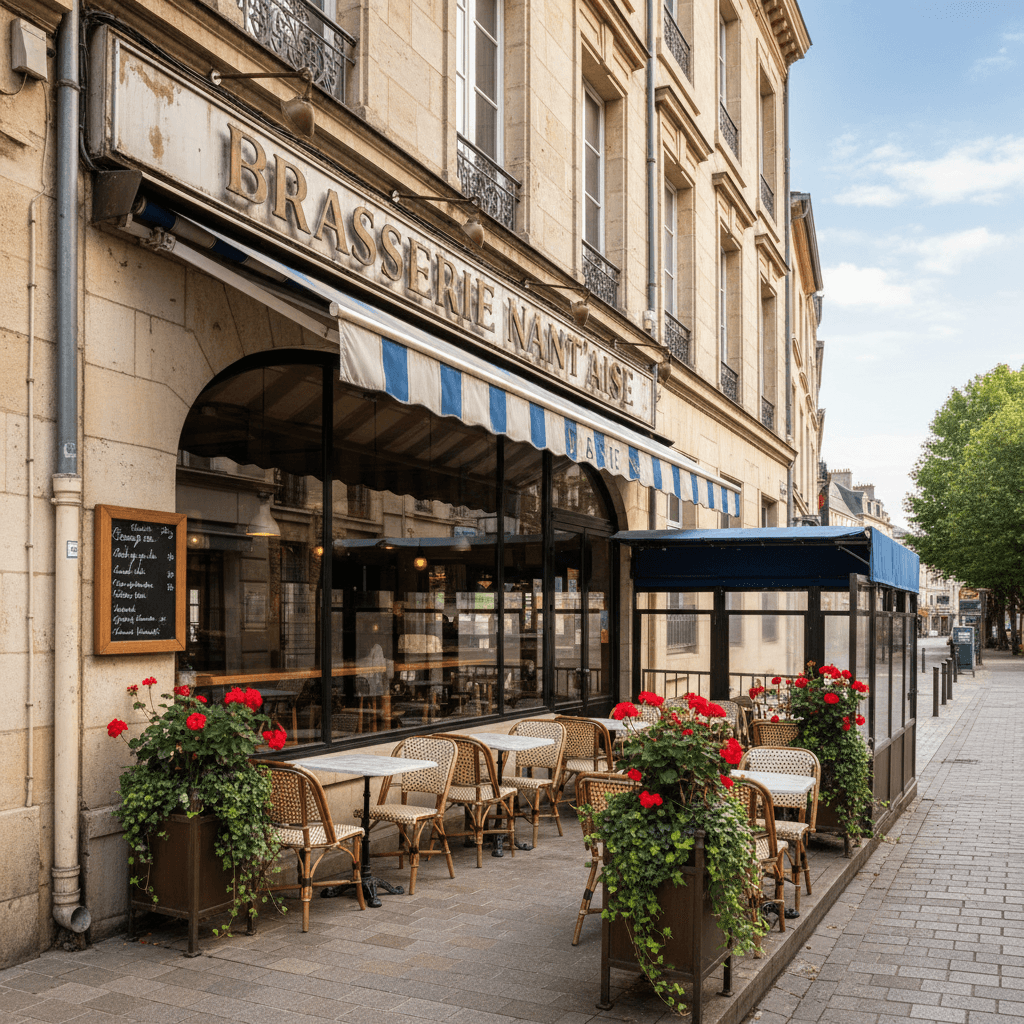 Bar-brasserie à Nantes : terrasse - licence IV