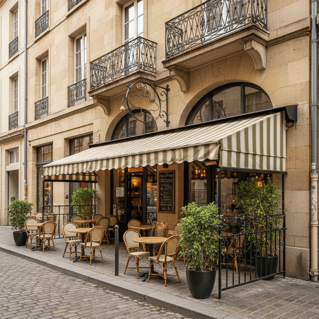 Restaurant à Grenoble : terrasse - licence IV