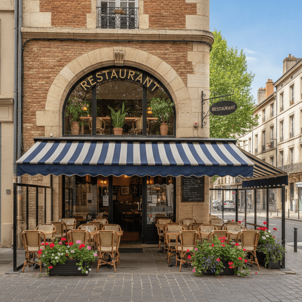 Restaurant 100m² à Toulouse : terrasse - extraction
