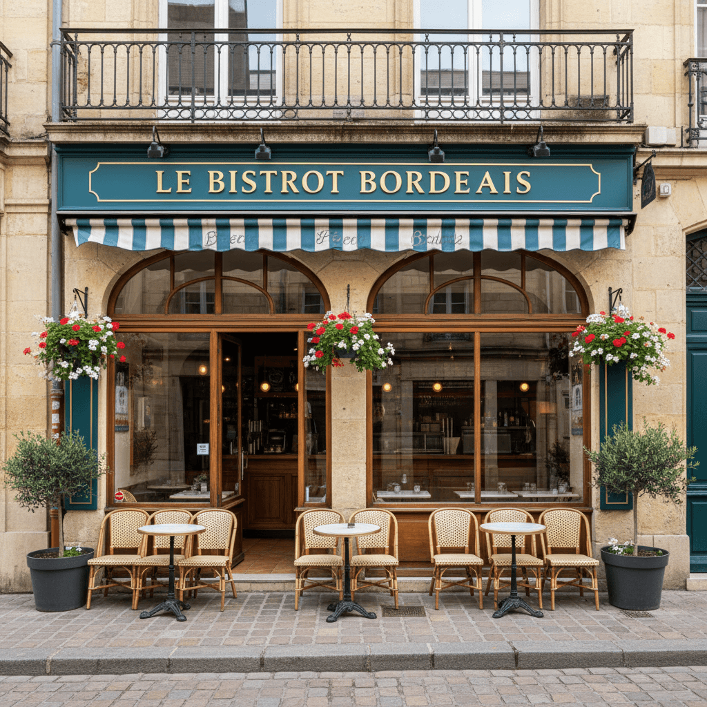 Restaurant 92m² à Bordeaux : terrasse - licence IV