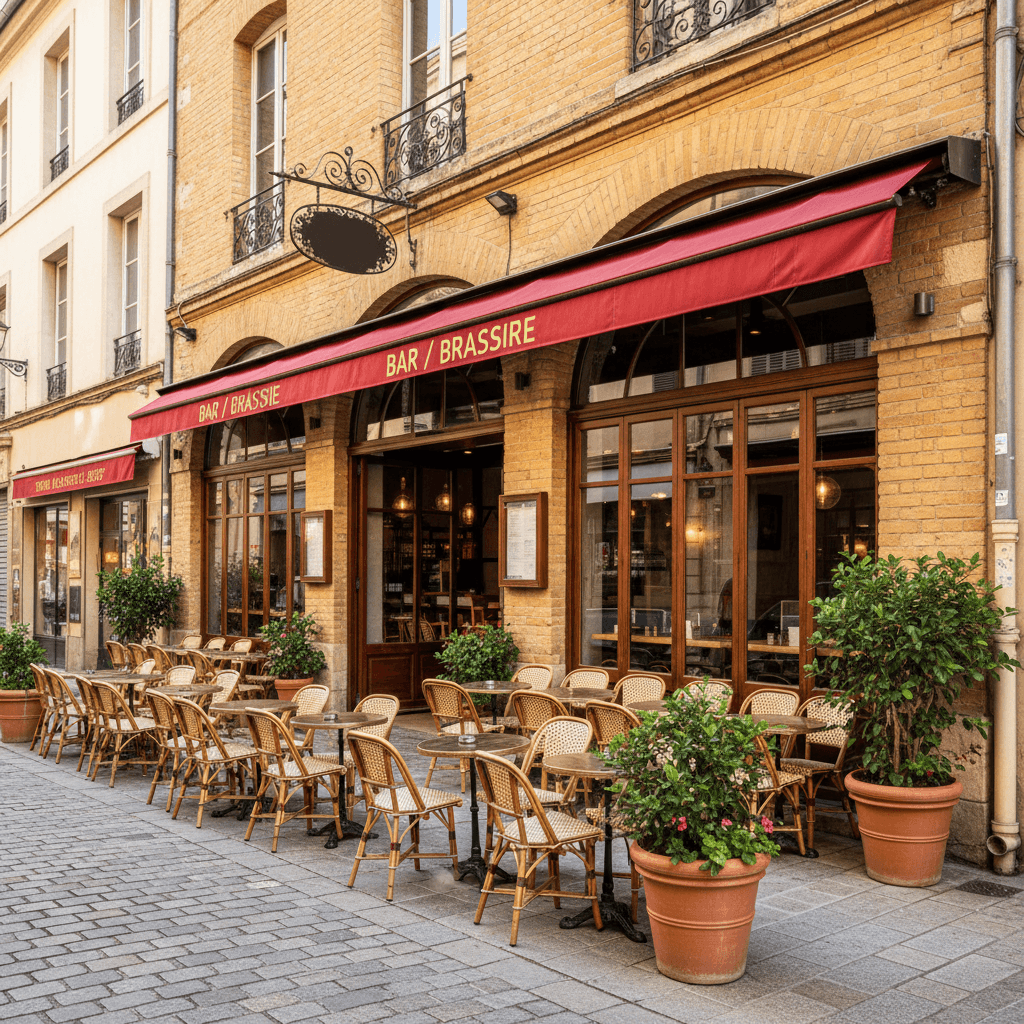 Bar-brasserie 143m² à Toulouse : terrasse - licence IV