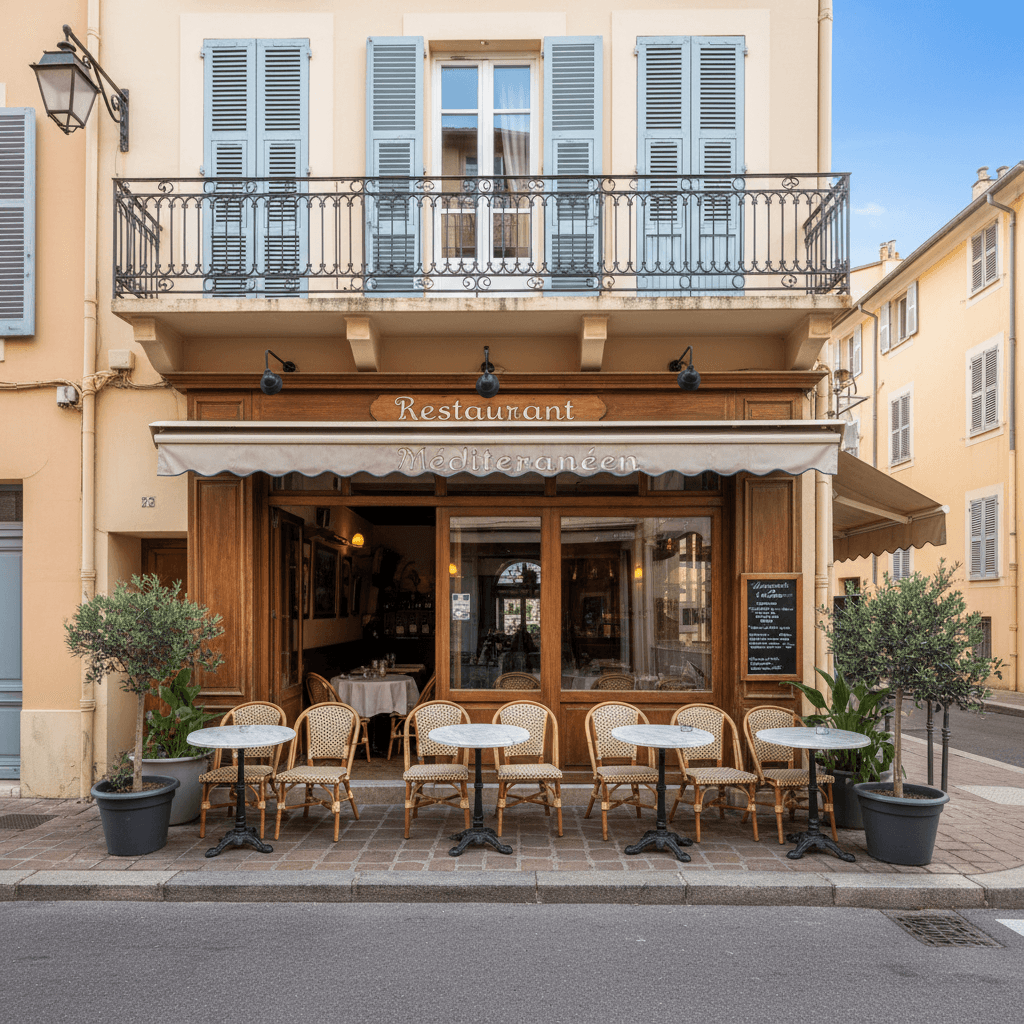 Restaurant 56m² à Nice : extraction