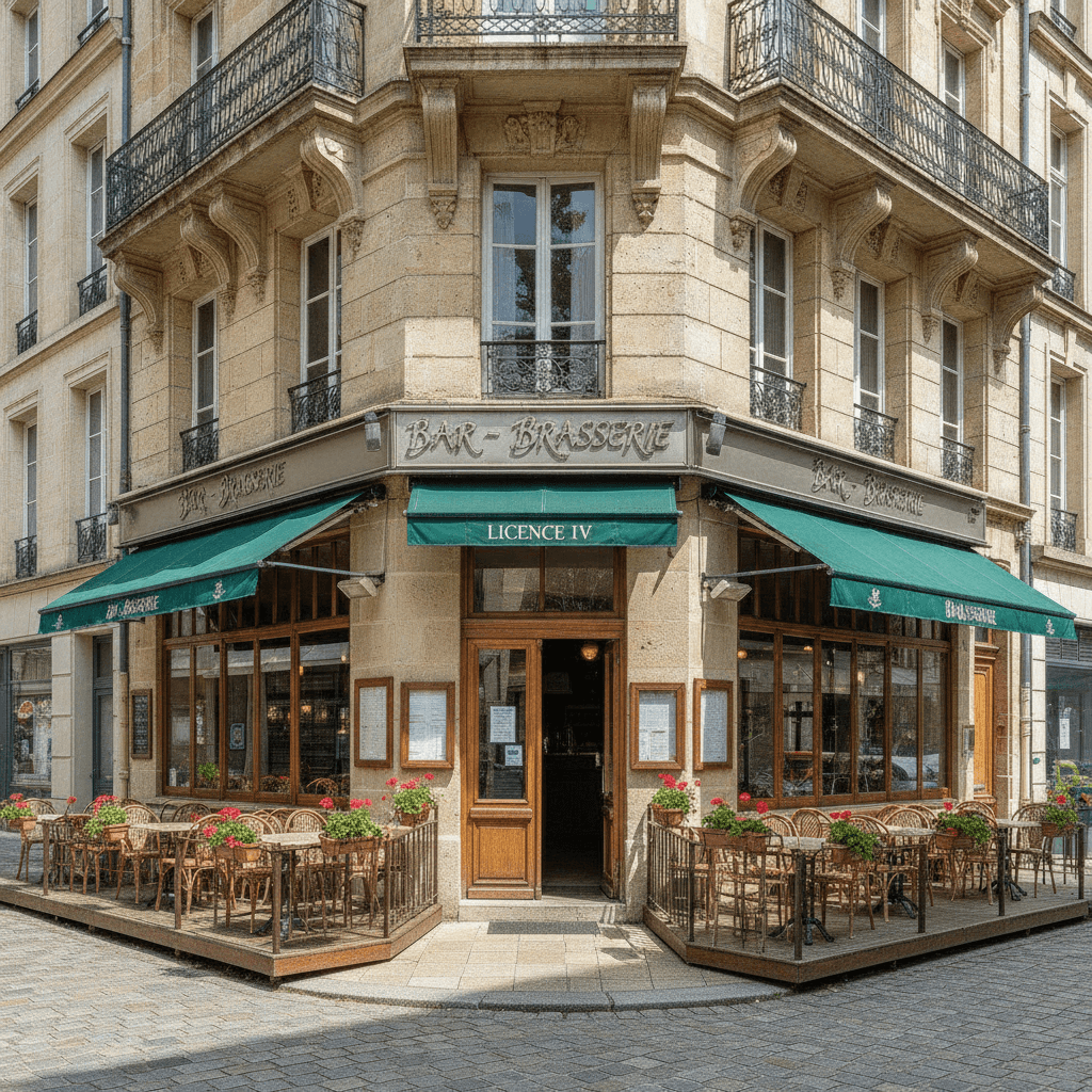 Bar-brasserie à Angers : terrasse - licence IV