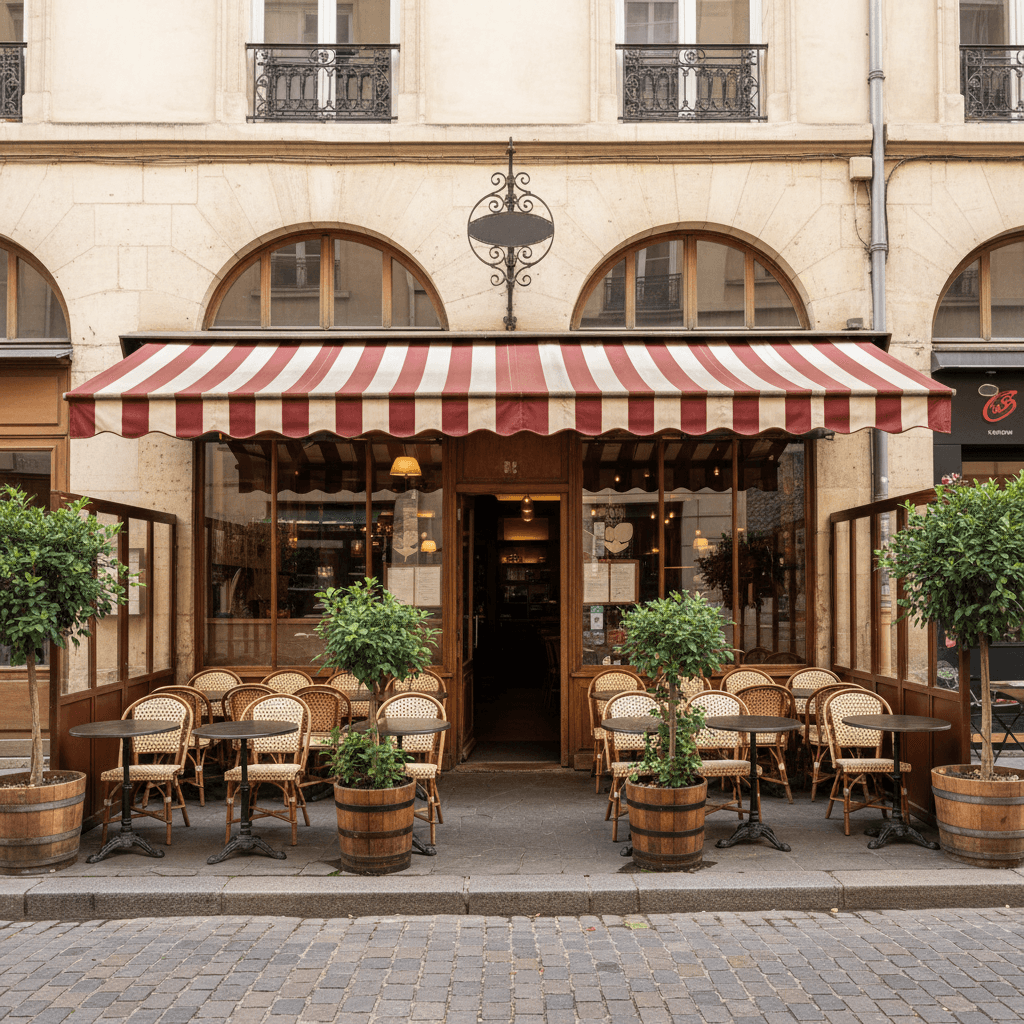 Restaurant 62m² à Lyon : terrasse - licence IV