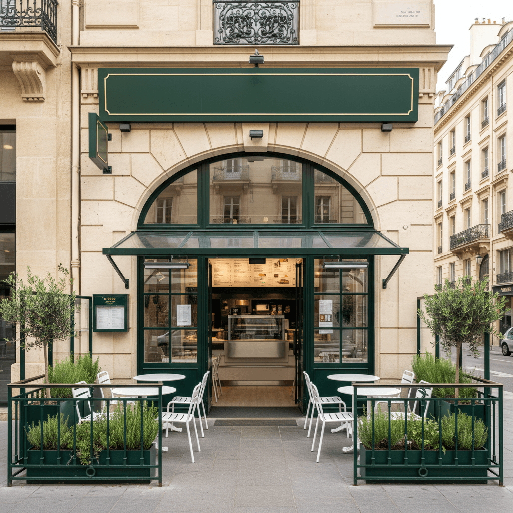 Fast-food 139m² à Marseille : terrasse