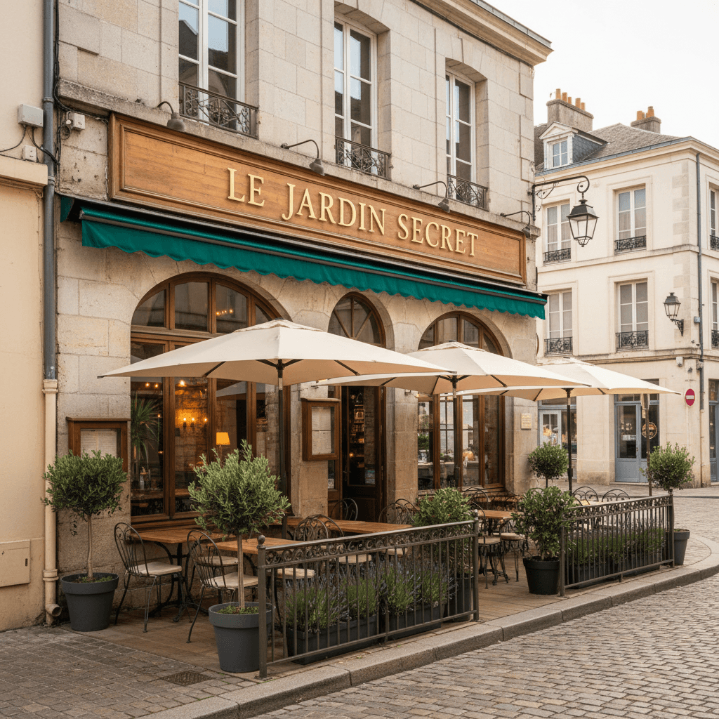 Restaurant 180m² à Nantes : terrasse - extraction