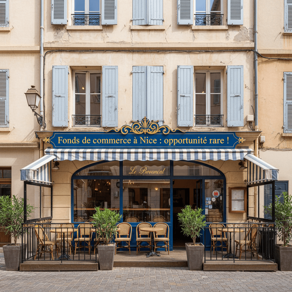 Restaurant 132m² à Nice : terrasse - extraction