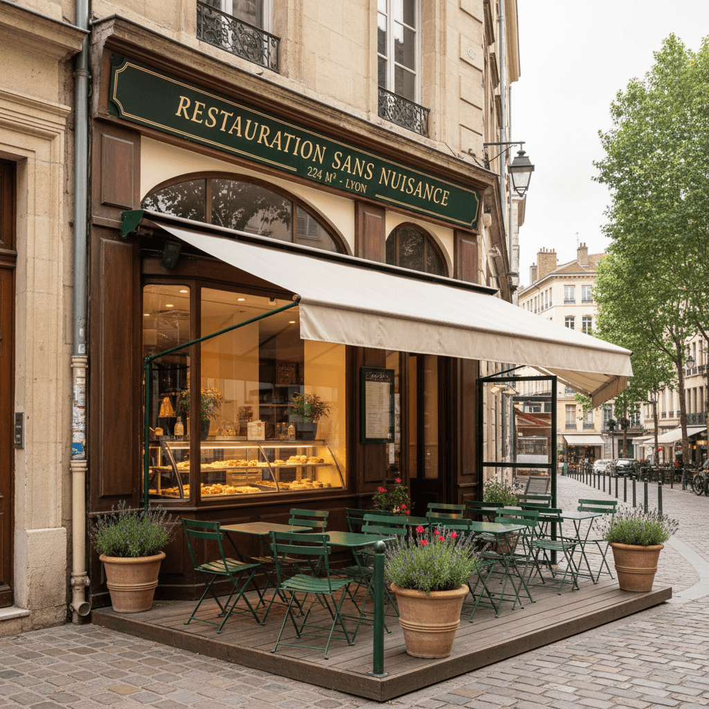 Restauration sans nuisance à Lyon - 224 m²