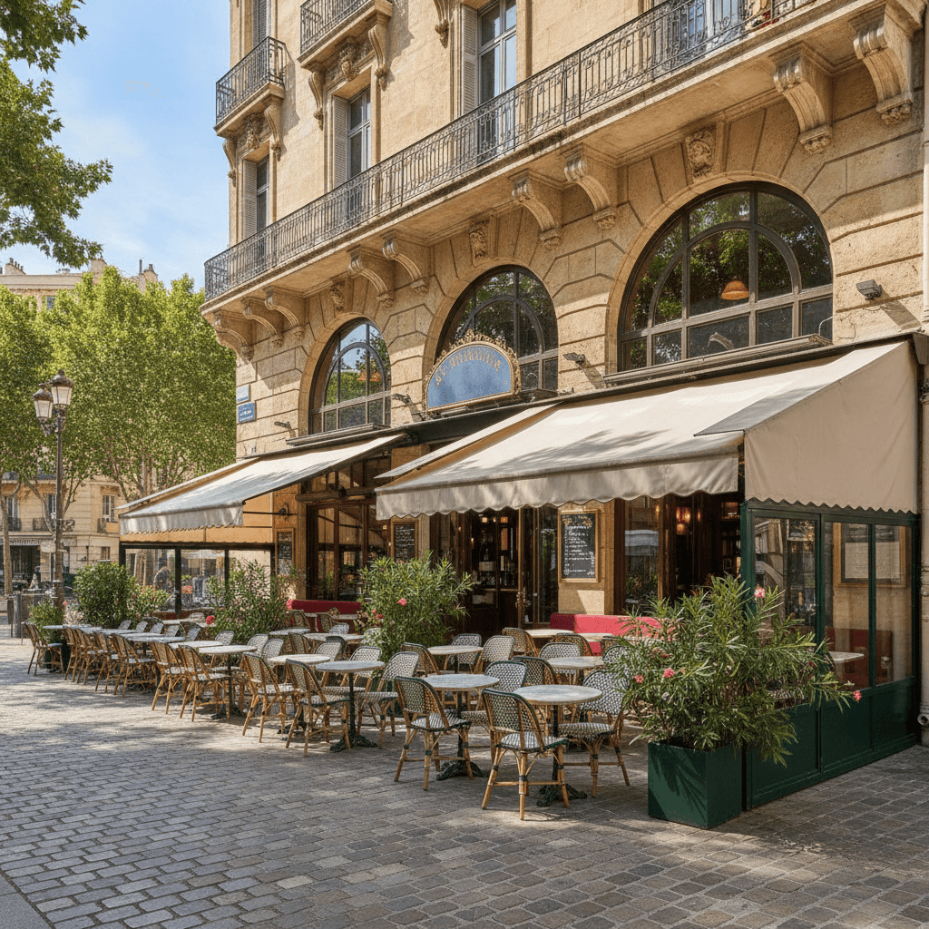 Bar-brasserie à Marseille : terrasse - licence IV