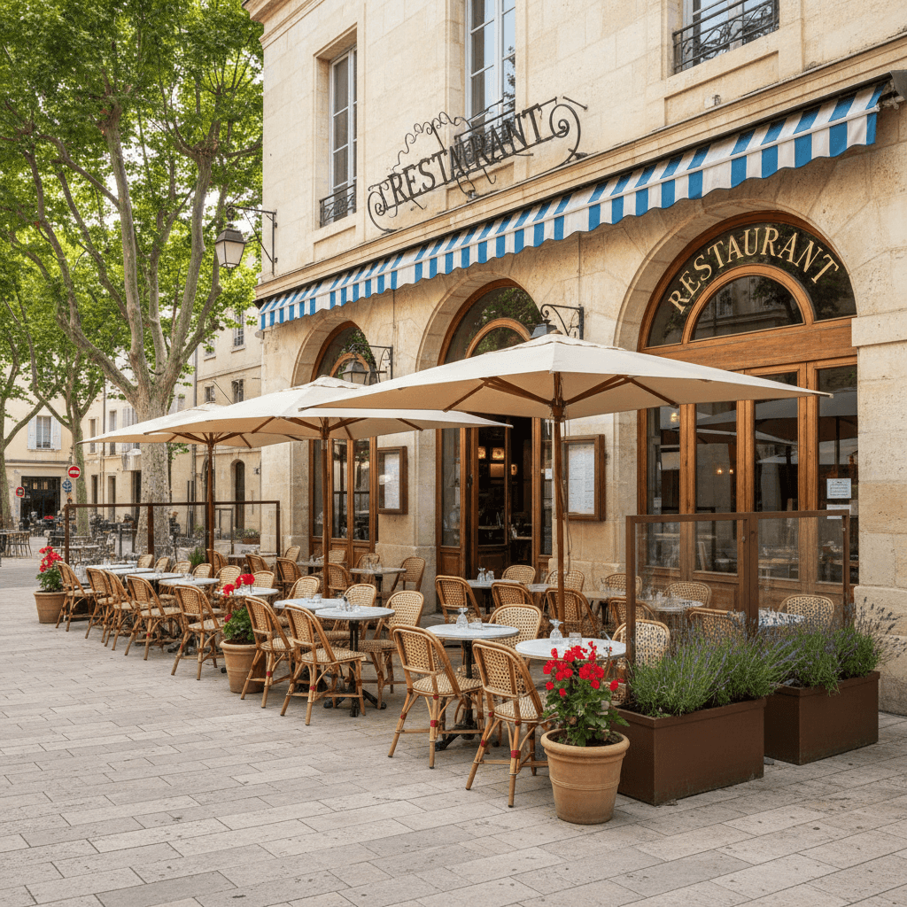 Restaurant 270m² à Aix-En-Provence : terrasse - licence IV