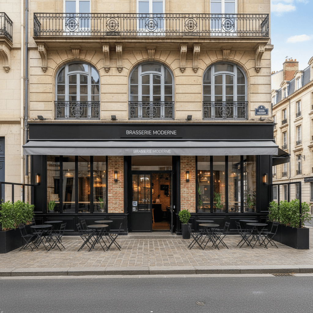 Bar-brasserie 120m² à Nantes : terrasse - licence IV