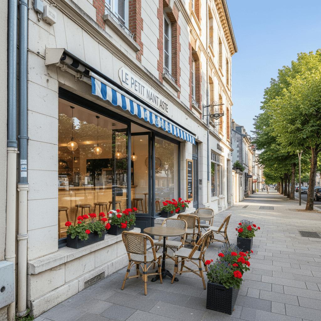 Snack à Nantes : terrasse - extraction