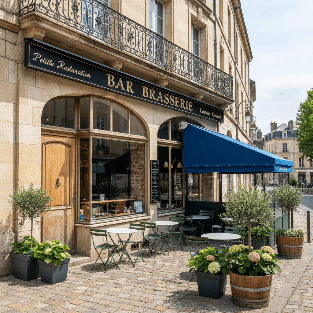 Bar-brasserie 110m² à Angers : terrasse